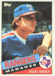 1985 Topps Baseball Cards      519     Doug Rader MG